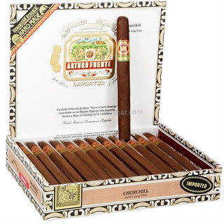 Arturo Fuente Churchill Natural Premium Cigar Tobacco Leaf NJ