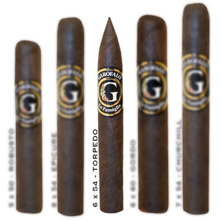 Garofalo La Famiglia Maduro Torpedo Premium Cigar Tobacco Leaf NJ